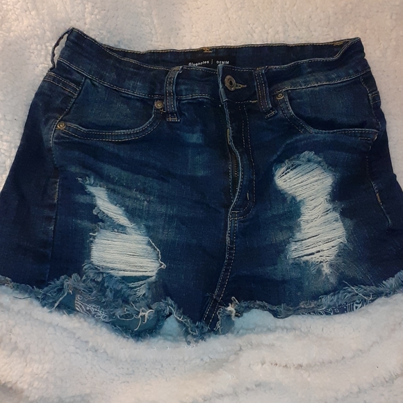 Bluenotes High Waisted Jean Shorts - Picture 1 of 4